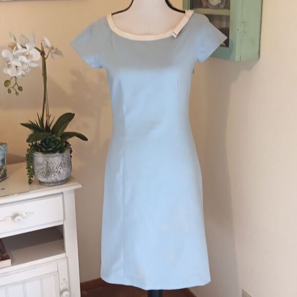 L.K.Bennett Blue Dress - Picture 1 of 15
